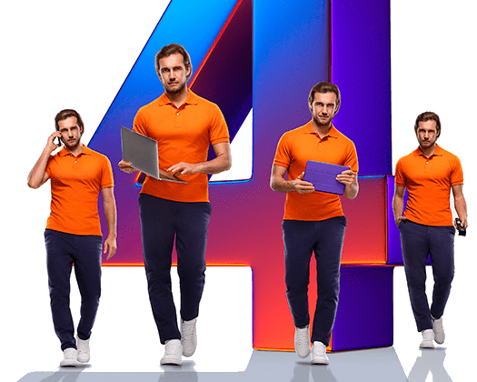 Великолепная четверка Ростелеком в&nbsp;деревня Жиляева (Орловская область)